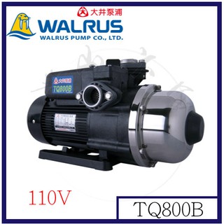 泵浦五金 大井tqic800 1hp 1 電腦變頻加壓馬達 加壓機 超靜音 Tqic800b 露天拍賣