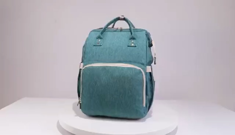 拉床媽咪背包 適用外出/出遊/居家 嬰兒床背包 媽咪包 超大空間 背包床 贈送海綿墊 防水耐髒 折疊床 寶寶外出 大容量