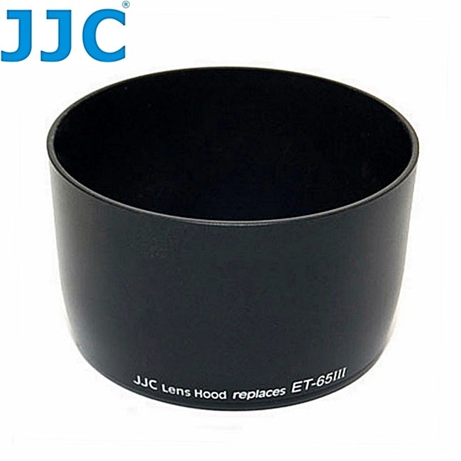 我愛買#JJC副廠Canon遮光罩適佳能EF 100mm F/2.0 USM同佳能原廠遮光罩ET-65III遮光罩