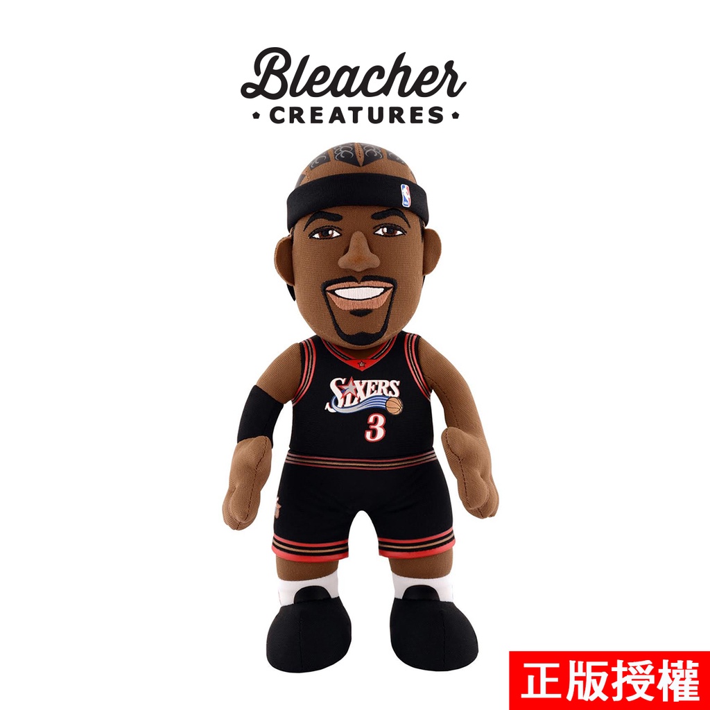 Bleacher Creatures NBA絨毛公仔 Allen Iverson BC公仔 76人Fanbase品牌授權