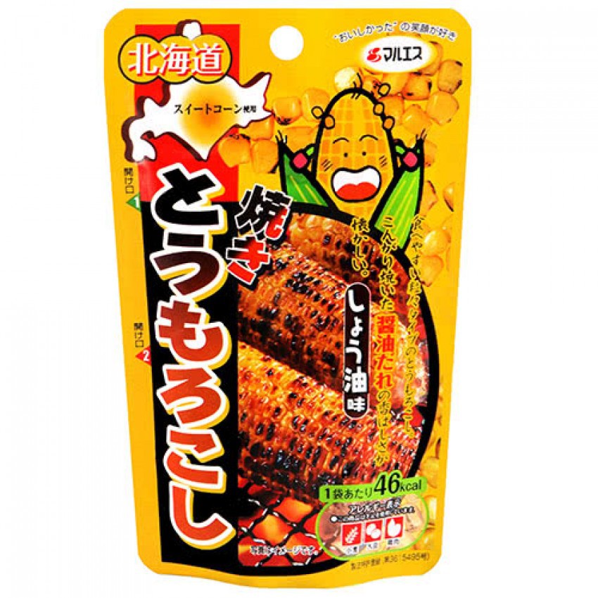 *貪吃熊*日本 北海道 瑪魯斯  醬油烤玉米  烤玉米 燒番麥 甜玉米粒 日本烤玉米 醬油味 隨手包