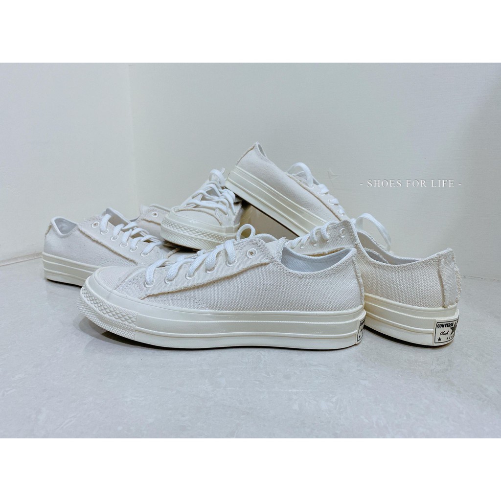 -現貨- CONVERSE CHUCK TAYLOR 1970 RENEW 不修邊 米白 帆布 167750c