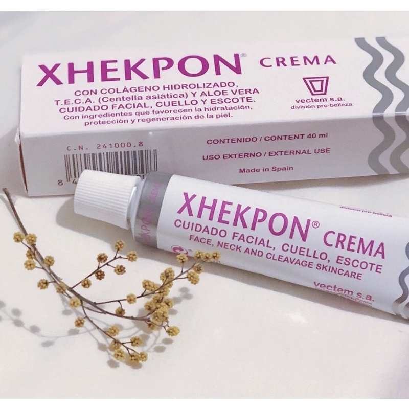 西班牙🇪🇸 XHEKPON 保濕除皺頸紋霜 40ML 修護緊緻肌膚 增強保水度 淡化黑色素 延緩皮膚衰老防皺紋