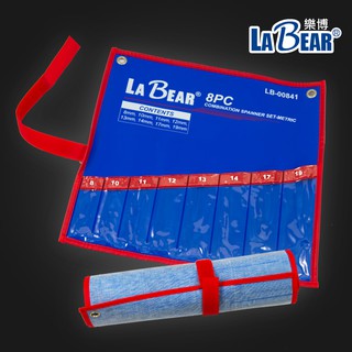 【Labear】8格/14格 扳手收納袋 8-32mm 8支裝/14支裝 扳手袋 耐磨帆布 扳手工具袋 扳手套袋