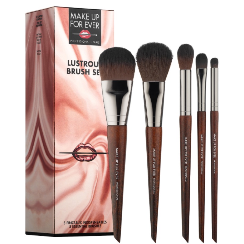 第二波預購make Up Forever 刷具組lustrous Brush Set 粉底刷打亮5件組 蝦皮購物