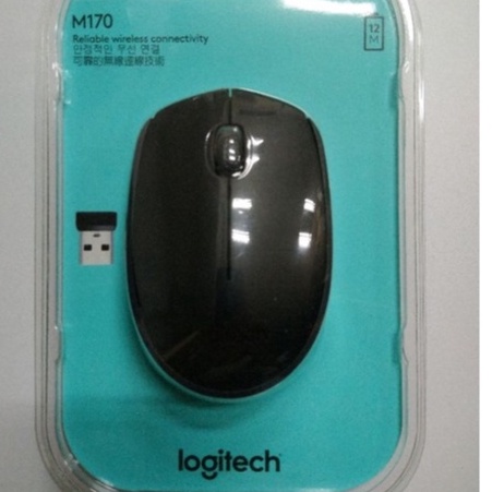 【現貨 含稅開發票】Logitech 羅技 無線滑鼠 M170 黑色 左右手皆適用 2.4GHz  超小型接收器