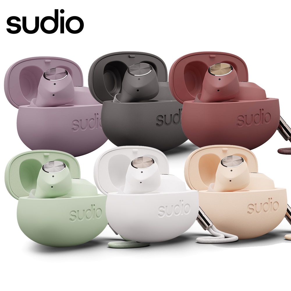 Sudio T2真無線藍牙耳道式耳機【6色可選】