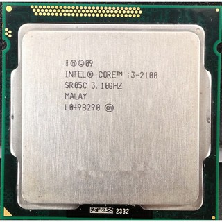 Core i3-2100處理器 + 華碩H61M-E主機板 + 4G DDR3 記憶體、整套不拆賣、含CPU風扇與後擋板
