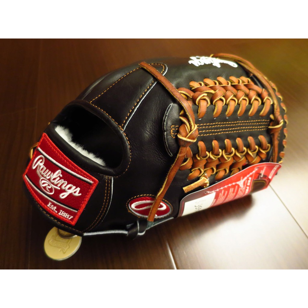 {圓圓小舖}全新美國Rawlings 羅林斯pro preferred(PP)內野T網擋手套北美小牛皮駝色配黑色