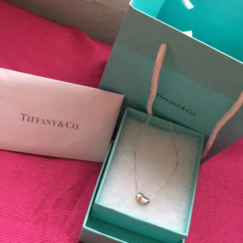 可議價。TIFFANY＆Co.經典氣質款相思豆項鍊