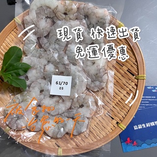 協和生鮮✨活凍白蝦 馬來西亞 尼加拉瓜 蝦仁 藍鑽蝦仁 冷凍蝦仁 蝦仁60/70 原味呈現 無澎發 冷凍超商取貨