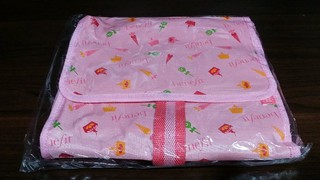 全新 專櫃 粉紅色Benefit 收納包 盥洗包 化妝包