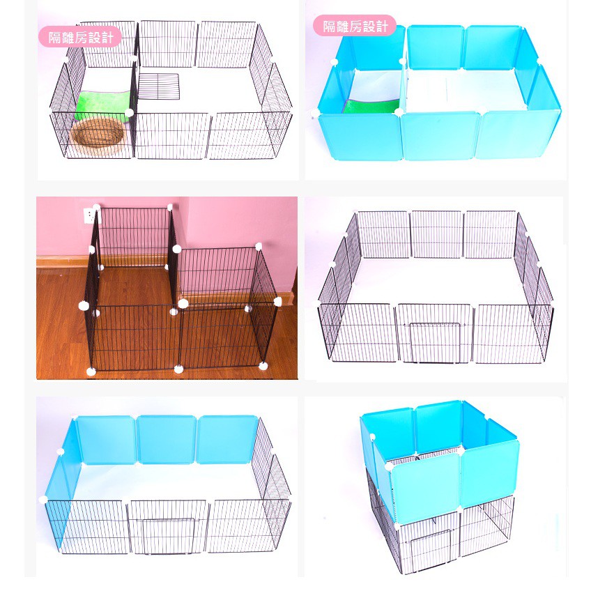 寵物健康吃 35x35天竺鼠 兔子 貂 蜜袋鼯 小型鼠 貓 狗 鳥類專用diy加密圍片網片寵物籠全配件 蝦皮購物