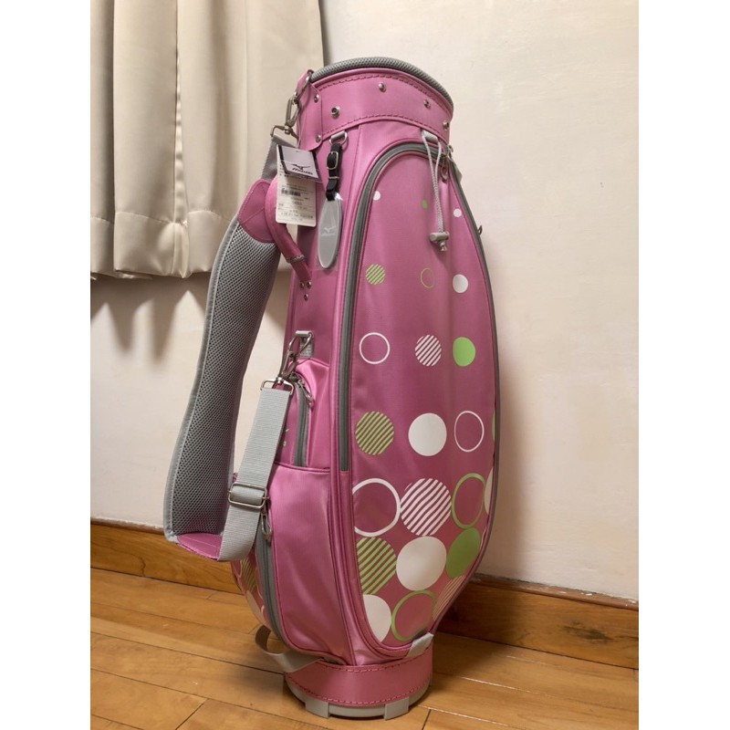 【二手/全新】Mizuno美津濃 8.5型女用高爾夫球袋/球桿袋（粉紅色）