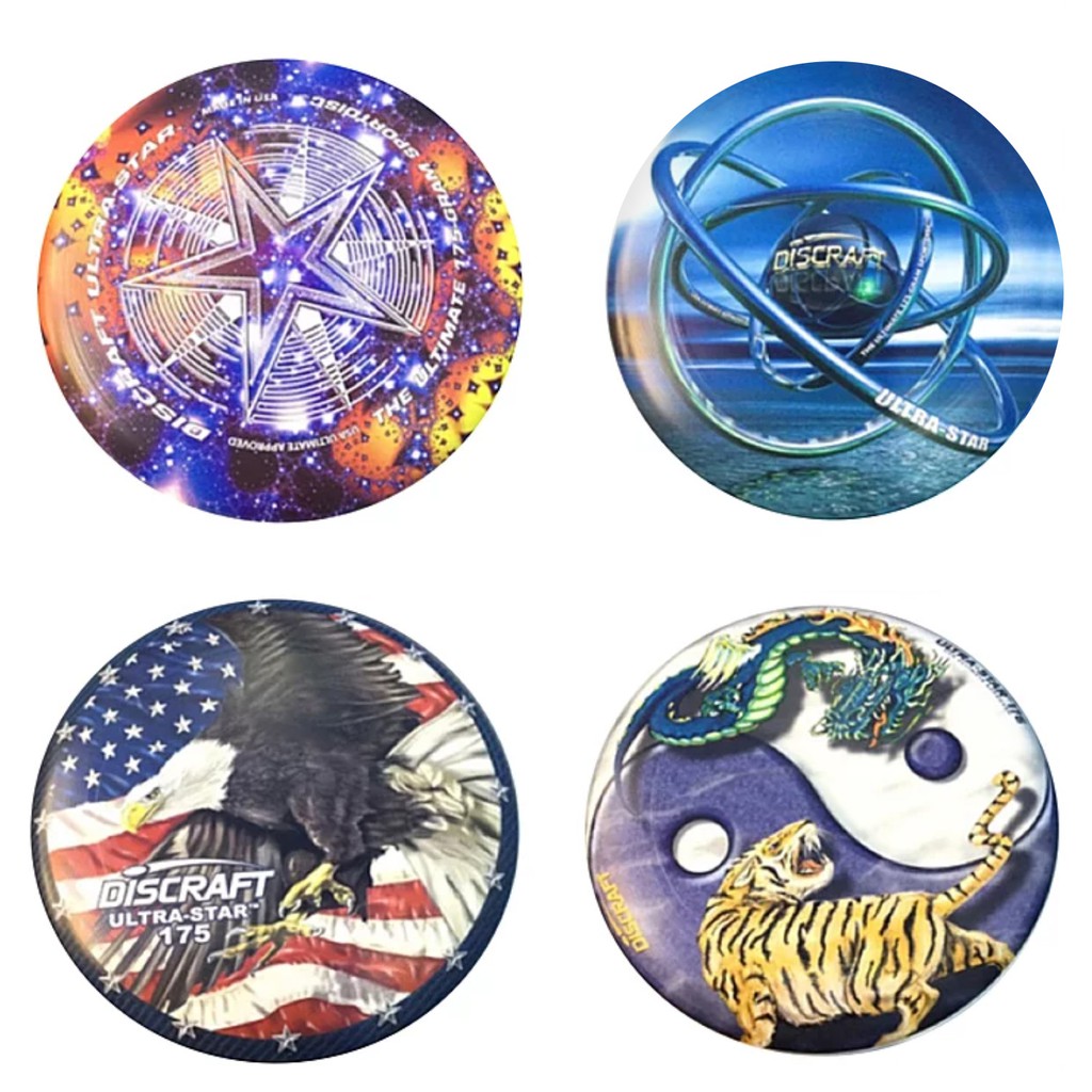 ✨鐘友體育✨  兒童放電神器 DISCRAFT ULTRA-STAR 美國原裝進口 競技 飛盤 滿版圖騰款