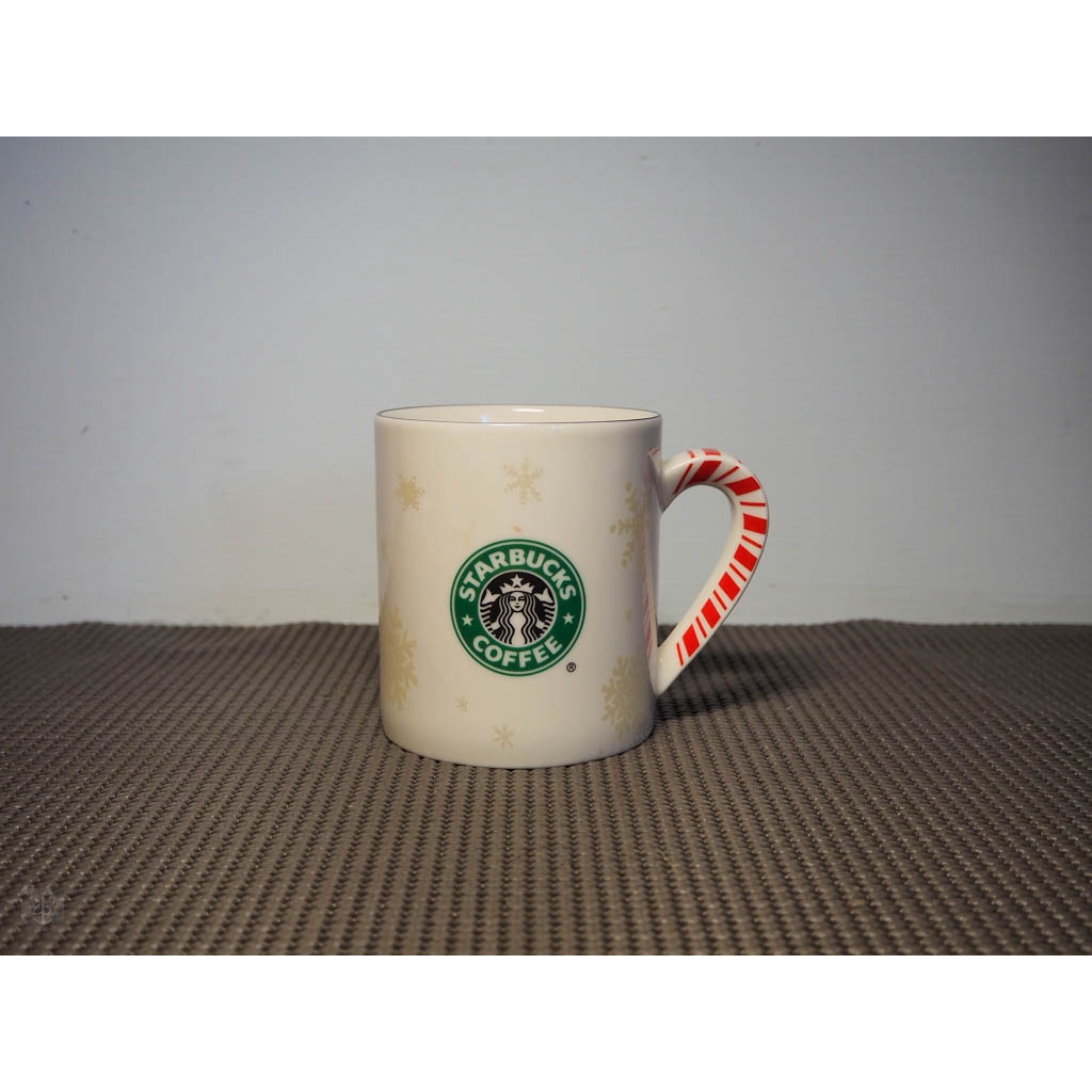 Starbucks 星巴克 馬克杯 2001 聖誕糖果棒杯 16oz