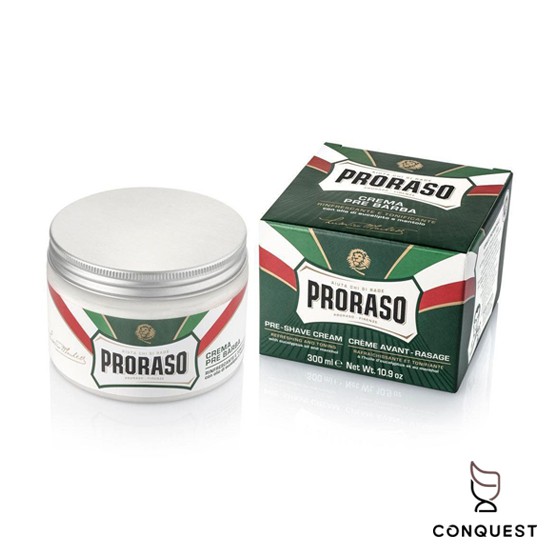 【 CONQUEST 】Proraso 義大利  Pre Shaving Cream 薄荷鬍鬚軟化膏 刮鬍軟化膏 鬍前膏