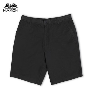 【maxon大尺碼】黑色後腰鬆緊織帶彈性短褲 2l~5l 加大尺碼 免運81619-88
