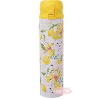 *♥:·.現貨·:*✡日本Disney迪士尼商店♥小熊維尼 POOH 檸檬 保溫保冷 不鏽鋼保溫瓶 保溫杯400ML