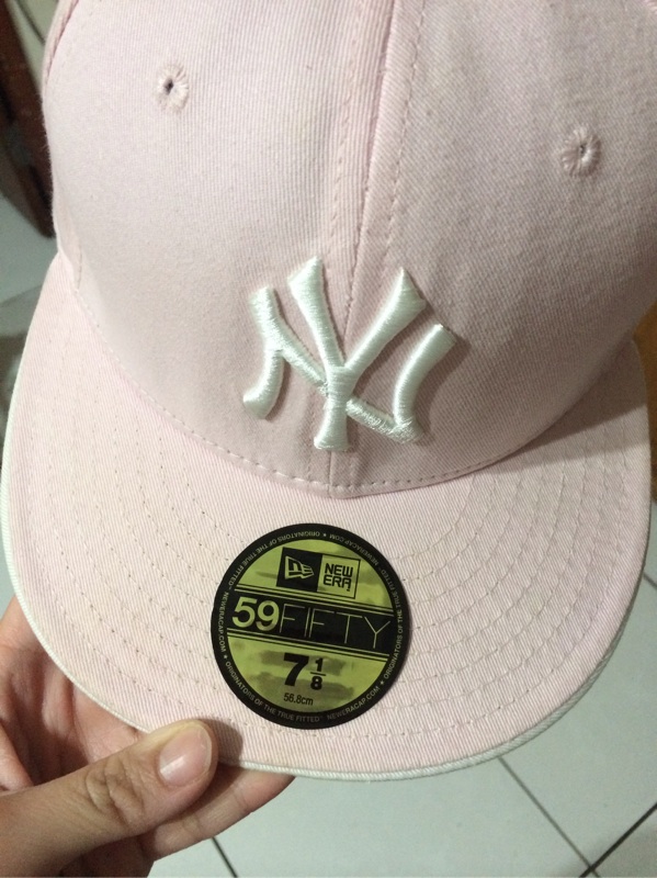 全新 NEW ERA 平沿洋基帽 PINK粉色 女生帽子