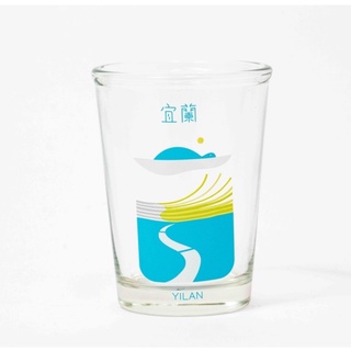【來好LAI HAO】台灣城市啤酒杯 (宜蘭) 啤酒杯 啤酒 酒杯 小啤酒杯 玻璃杯 水杯 玻璃水杯