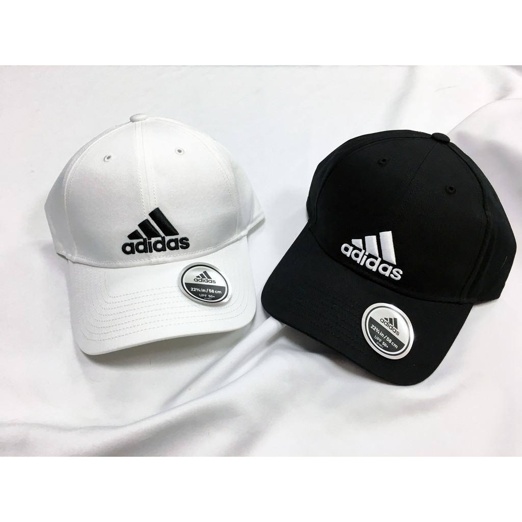 IMPACT Adidas 6 Panel Climalite Cap 黑 白 老帽 三線帽 S98150 S98151