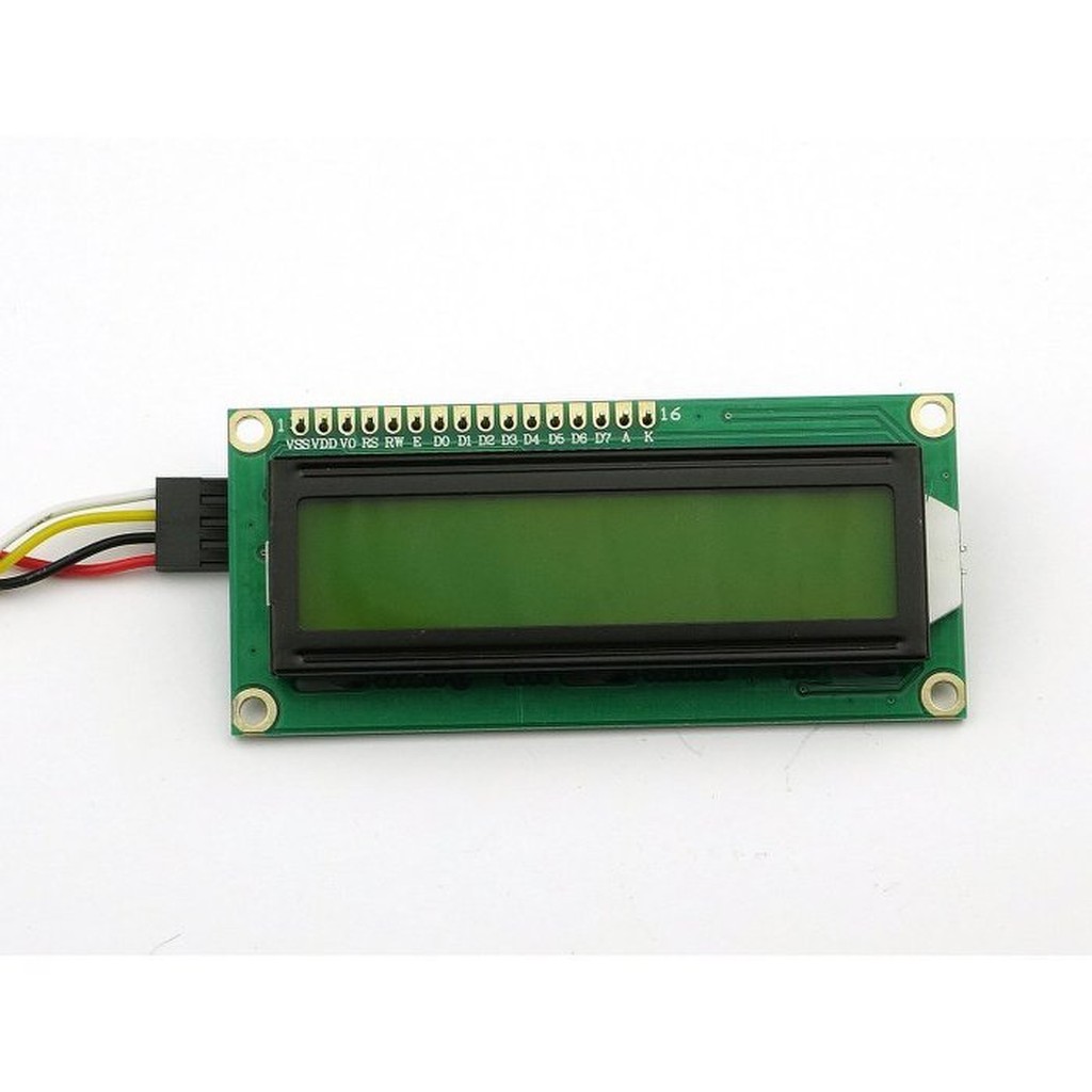 ►69◄Arduino LCD 1602 3.3V IIC I2C 16x2 16*2 黃綠屏黑字 範例 送杜邦線