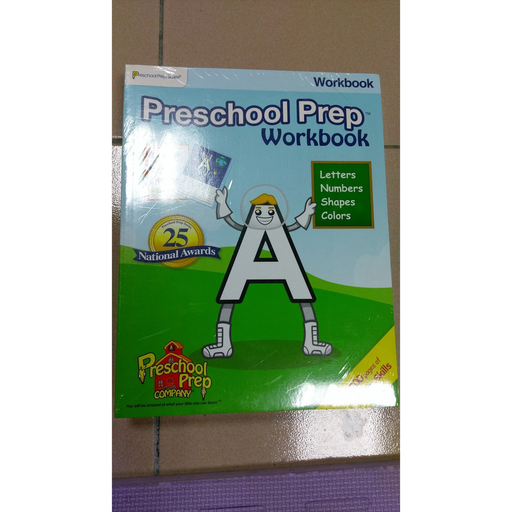 美國PreSchool Prep Company 幼教學習系列   練習本(一組5刪)