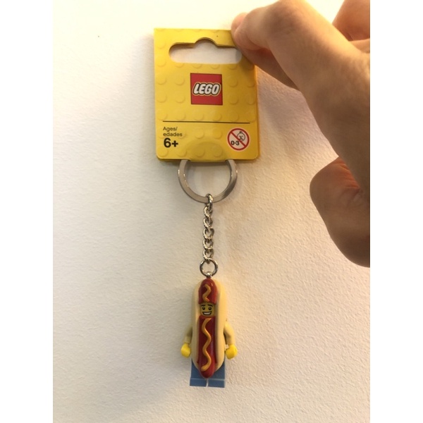 LEGO 樂高 熱狗人 熱狗 鑰匙圈 全新 吊牌未拆 853571 Key Chain 類人偶包 13代 71008