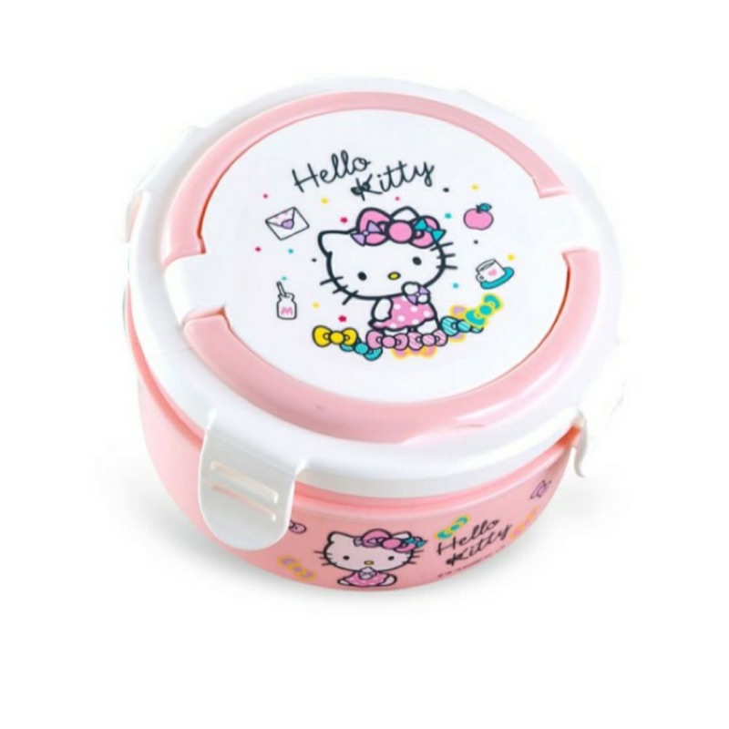 全新免運正貨現貨hello Kitty 便當盒kt 不鏽鋼保鮮盒保溫便當盒304不鏽鋼便當盒卡通造型 蝦皮購物