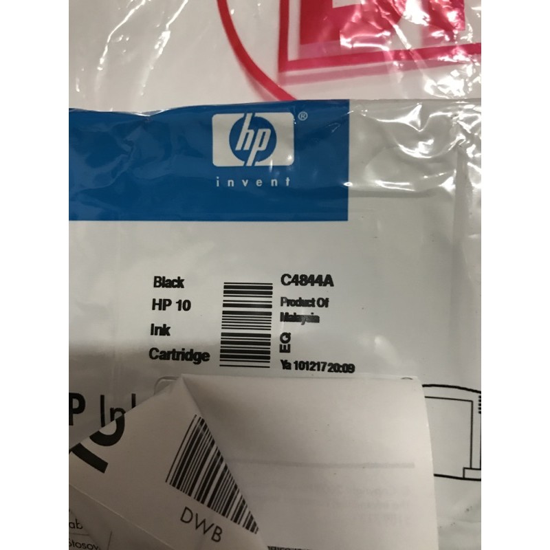 HP 10原廠黑色墨水匣(C4844A)裸裝
