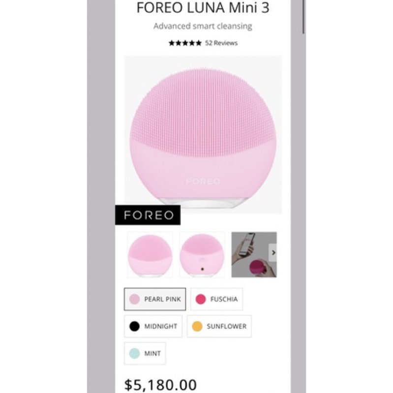 foreo luna mini 3 粉色