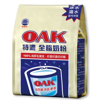 oak澳愛開 特濃全脂奶粉 1.4kg【家樂福】