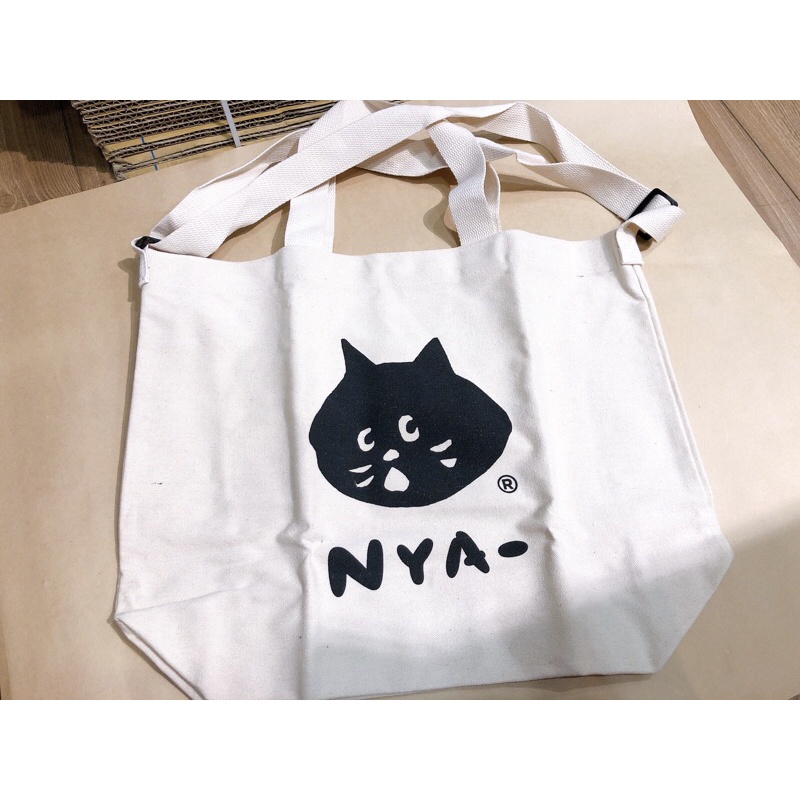 日本Ne-net Nya貓咪 にゃー 帆布包 Net貓咪包包 日本雜誌附錄