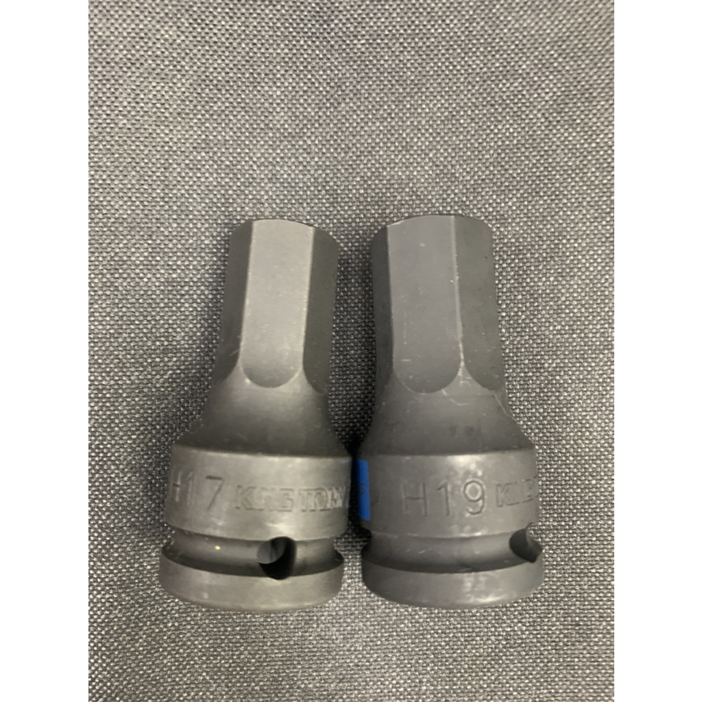 東方不敗  KINGTONY   氣動凸六角套筒  1/2X17mm +1/2X19mm+34423-1A牛頓米