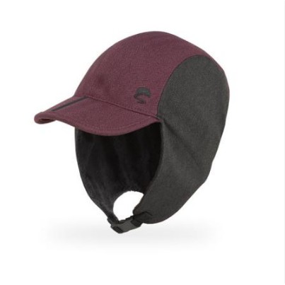 美國 Sunday Afternoons 抗UV防潑可折疊2用刷毛飛行帽 Shasta 醬紅