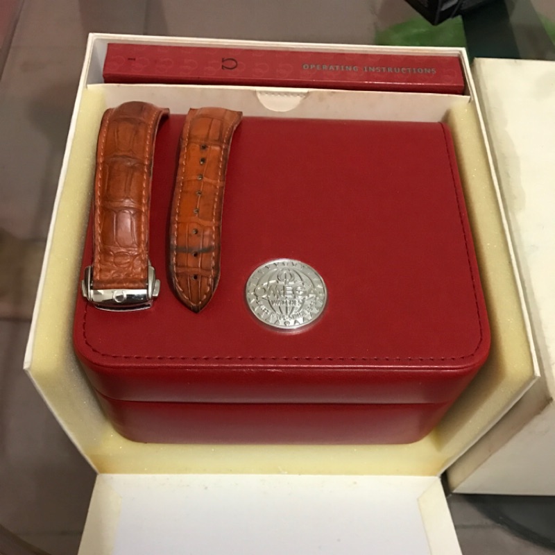 Omega 大海馬 原廠 錶扣 錶帶 盒