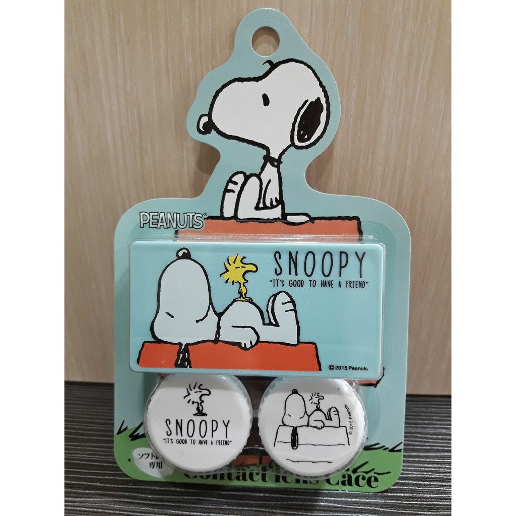 史努比隱形眼鏡盒 Snoopy 日本限定 查理布朗