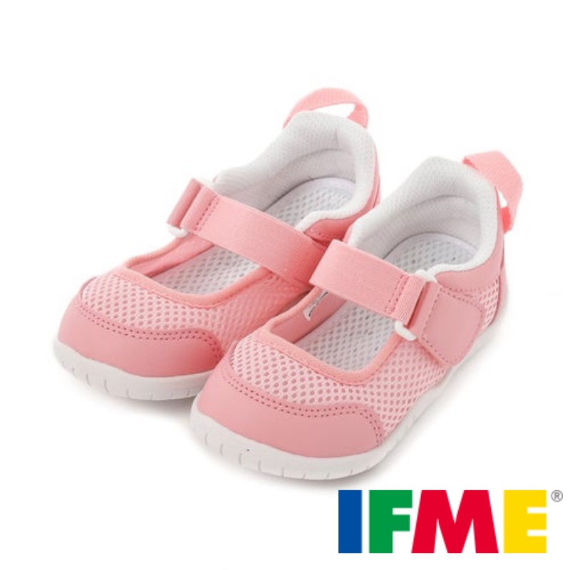 [新竹-實體門市]IFME (適合腳長14~18公分) 機能鞋 透氣室內鞋款 粉紅 日本機能童鞋 原廠公司貨