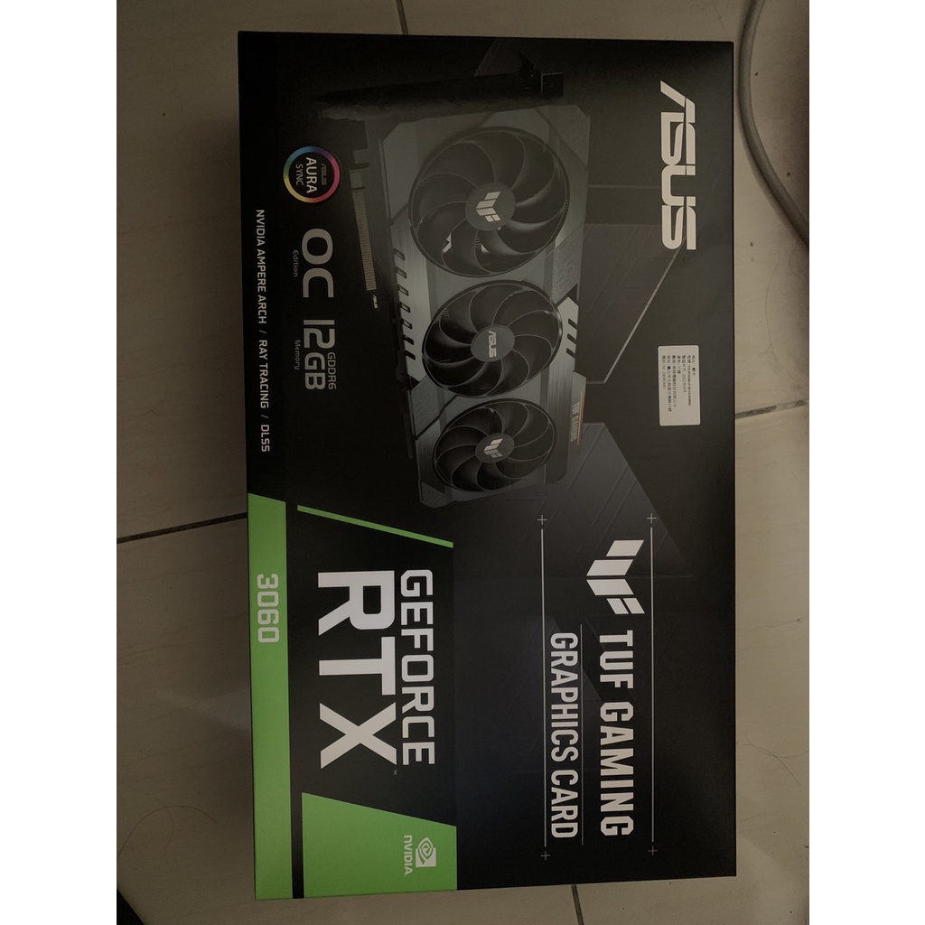賣ASUS TUF Gaming GeForce RTX 3060 OC LHR(9月剛買)