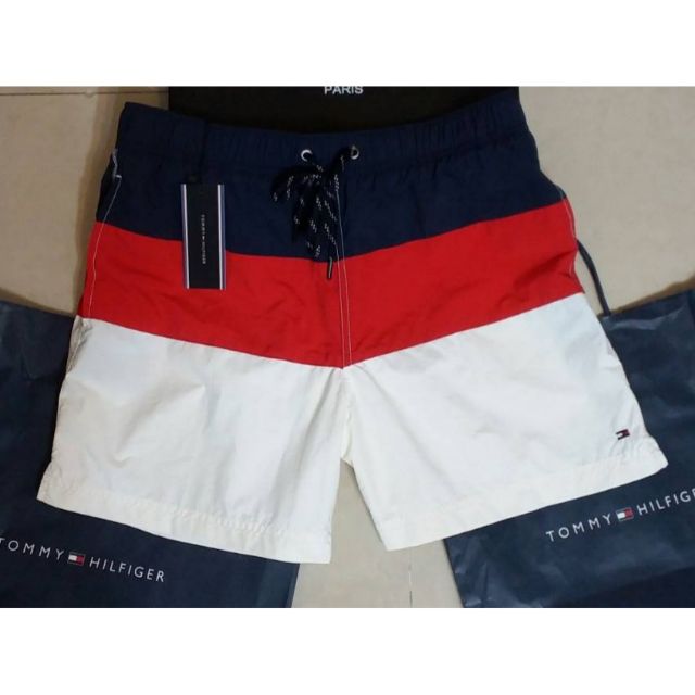 全新正品國外帶回Tommy Hilfiger 男內網布暗勾袋海灘休閒短褲M