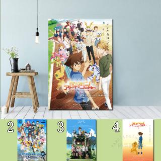 數碼寶貝last Evolution 絆暴龍獸卡通動漫海報實木框畫家居裝飾畫客廳房間玄關過道佈置沙發背景 蝦皮購物