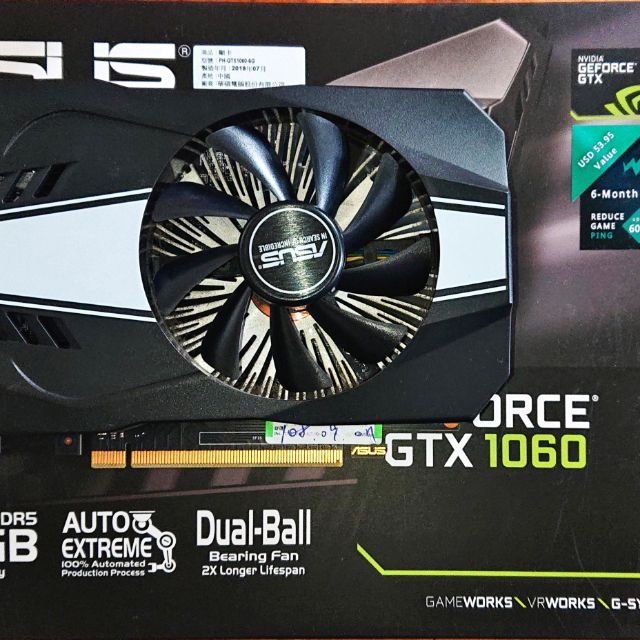 ASUS PH-GTX1060-6G【二手】