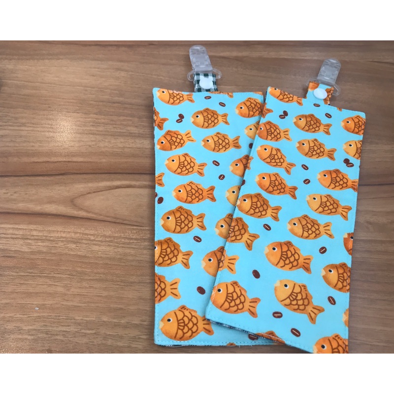 婆婆媽媽手作品 上學手帕巾 紅豆口味的鯛魚燒 幼稚園手帕必備 蝦皮購物