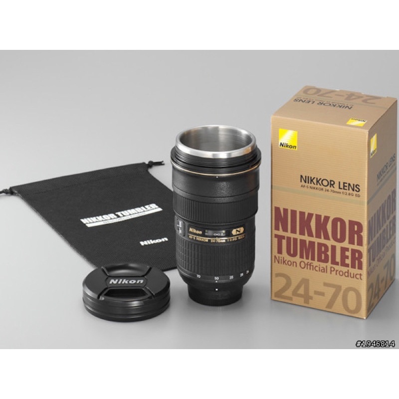 Nikon 原廠 鏡頭造型杯(24-70) 保溫杯 鏡頭杯