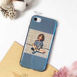 藍光甜女孩手機殼 軟殼 適用iPhone7 iPhone8 SE2 iPhone 7 Plus iPhone 8P