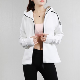 Adidas Z.N.E. 3.0 Hoodie 女款 白色 張鈞甯 代言經典款 棉質連帽外套 EK4324