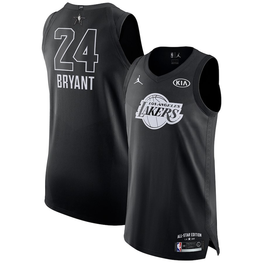 NBA球衣 老大 Kobe Bryant LA明星賽黑 Jordan Authentic 球員版 全新含吊牌 Nike