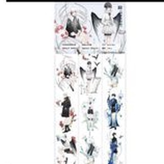 紙膠帶 分裝 白墨 pet 人物 巫女 Sama 寂