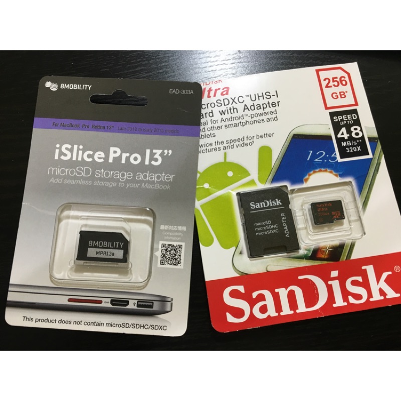 SanDisk  MircoSD 128G C10 U1 JetDrive Lite Macbook擴充